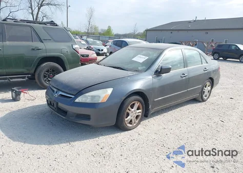 2007 Honda Accord 2.4 Ex из США, поврежденный, VIN 1HGCM567X7A183335